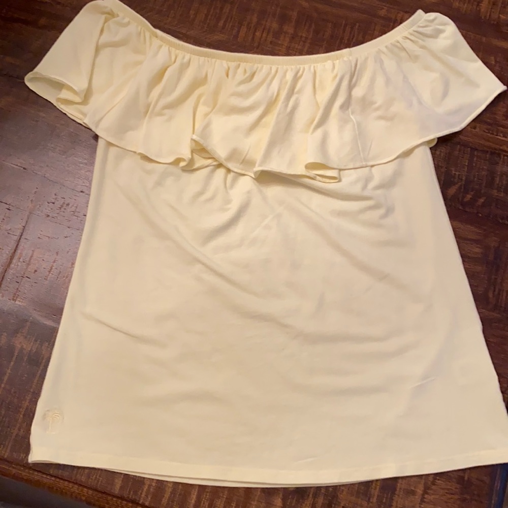 Lily Pulitzer off the shoulder top